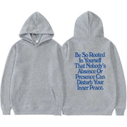 Spring New Letter Pattern Printed Hooded Sweatshirt Unisex