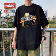 Anime My Hero Academia Printed Short Sleeve Casual Polyester
