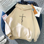 Spring New  Pattern Printed Hooded Sweatshirt Unisex Long