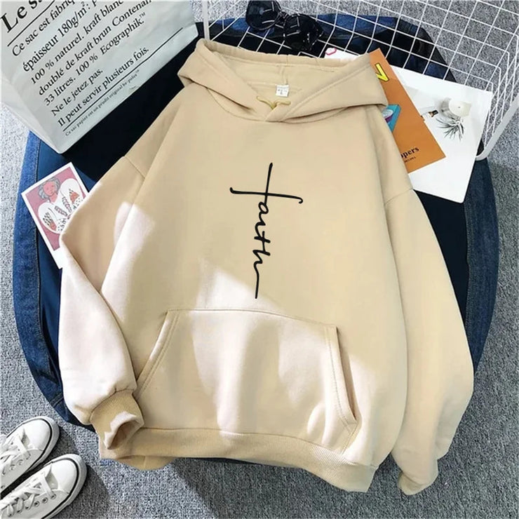 Spring New  Pattern Printed Hooded Sweatshirt Unisex Long