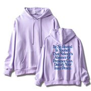 Spring New Letter Pattern Printed Hooded Sweatshirt Unisex