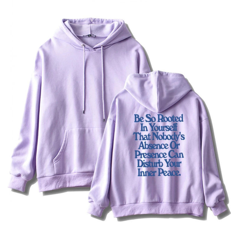 Spring New Letter Pattern Printed Hooded Sweatshirt Unisex