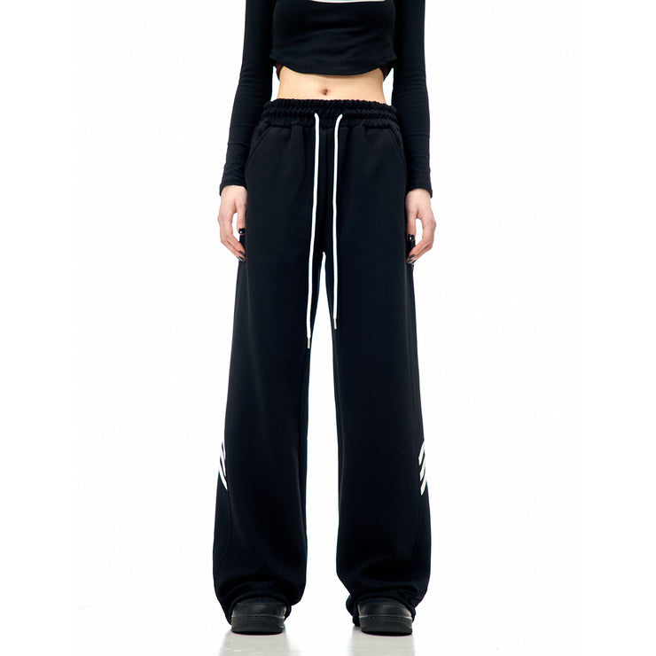 Long Pants for Men and Women Street Drawstring Dance Retro Drape