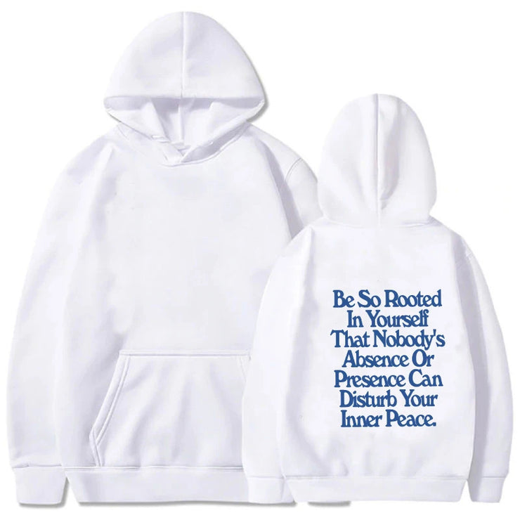 Spring New Letter Pattern Printed Hooded Sweatshirt Unisex