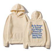 Spring New Letter Pattern Printed Hooded Sweatshirt Unisex
