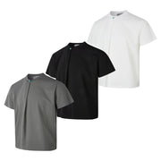 Design Unique Cut High-Grade Short Sleeve T-Shirt Solid Color