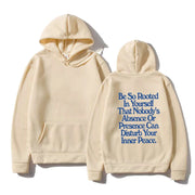 Spring New Letter Pattern Printed Hooded Sweatshirt Unisex