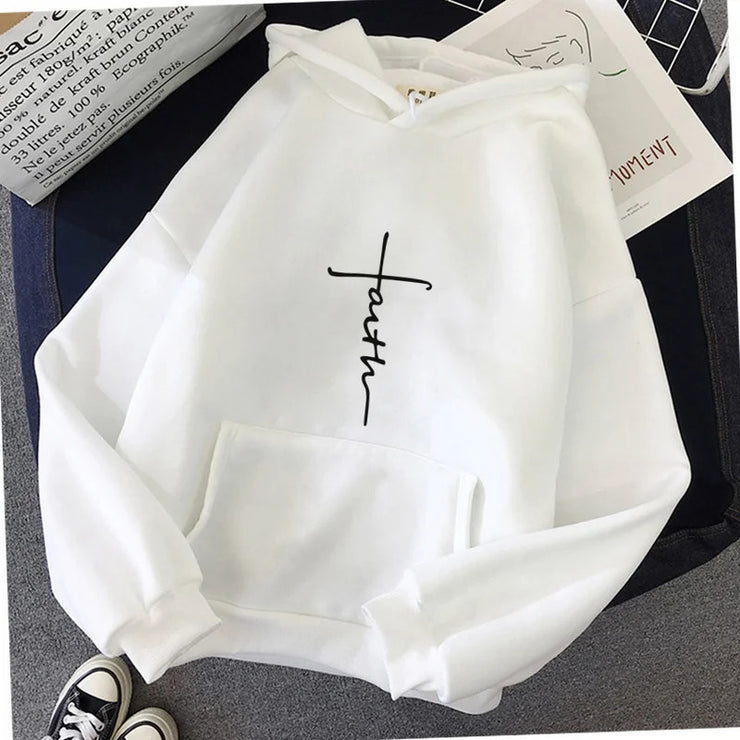 Spring New  Pattern Printed Hooded Sweatshirt Unisex Long