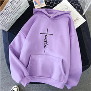 Spring New  Pattern Printed Hooded Sweatshirt Unisex Long